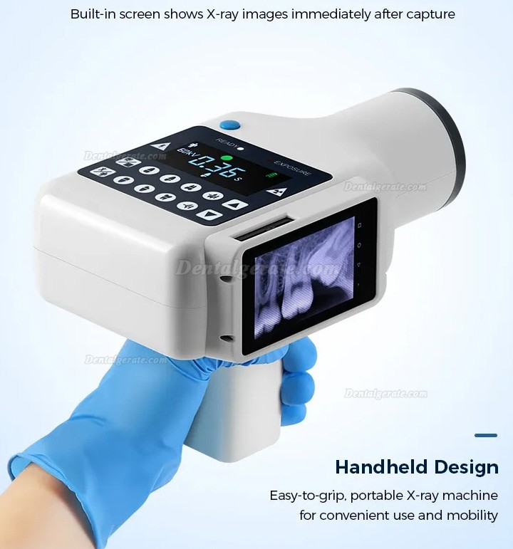 Tragbares Dental R&ouml;ntgenger&auml;t mit eingebautem Bildschirm + Digitaler Intraoral R&ouml;ntgensensor